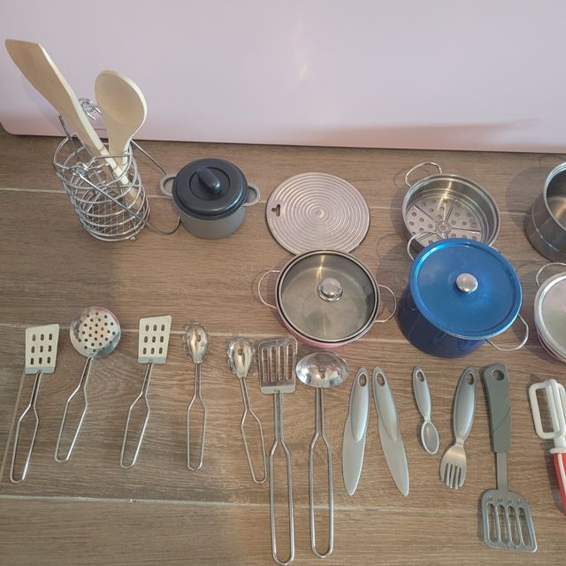 Cocinita utensilios juguetes