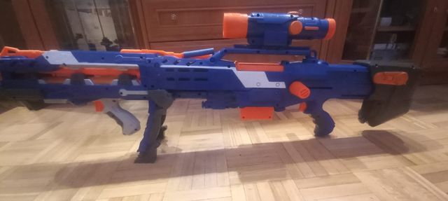 fusil francotirador de nerf desmontable