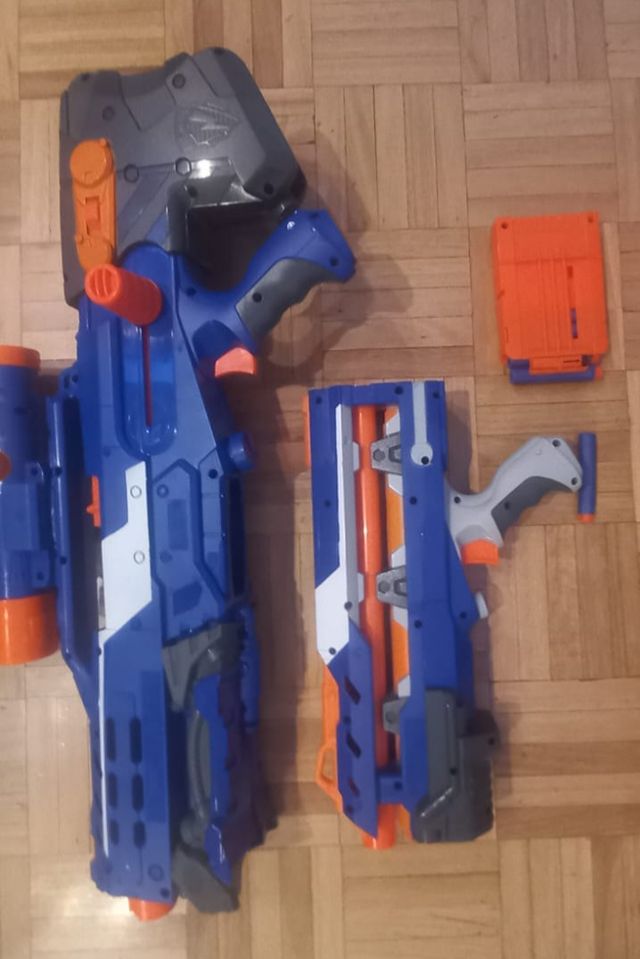 fusil francotirador de nerf desmontable