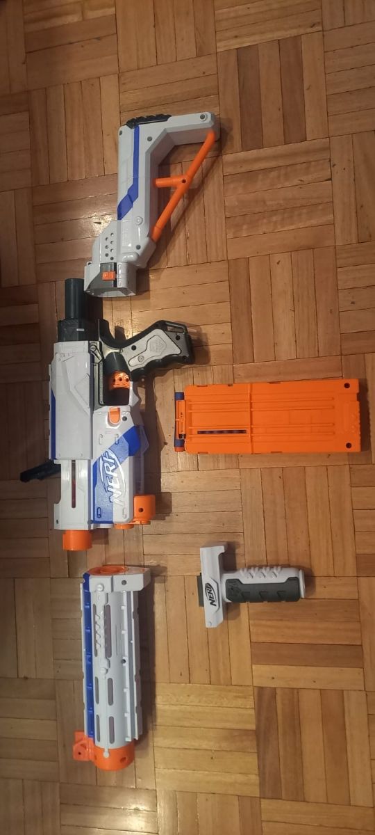 arma de nerf desmontable
