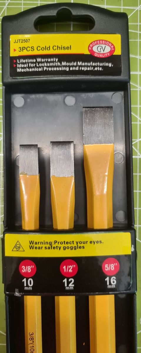 Cincel 3 Tamaños Carpinteria madera