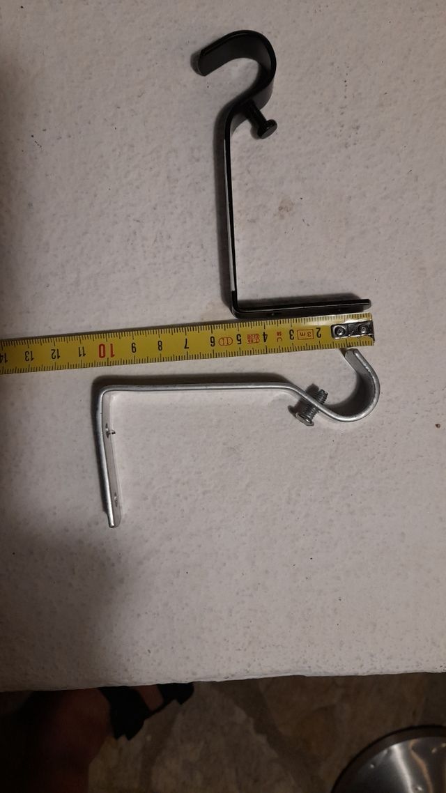 Staffe per appendere bastone per tende 20 mm