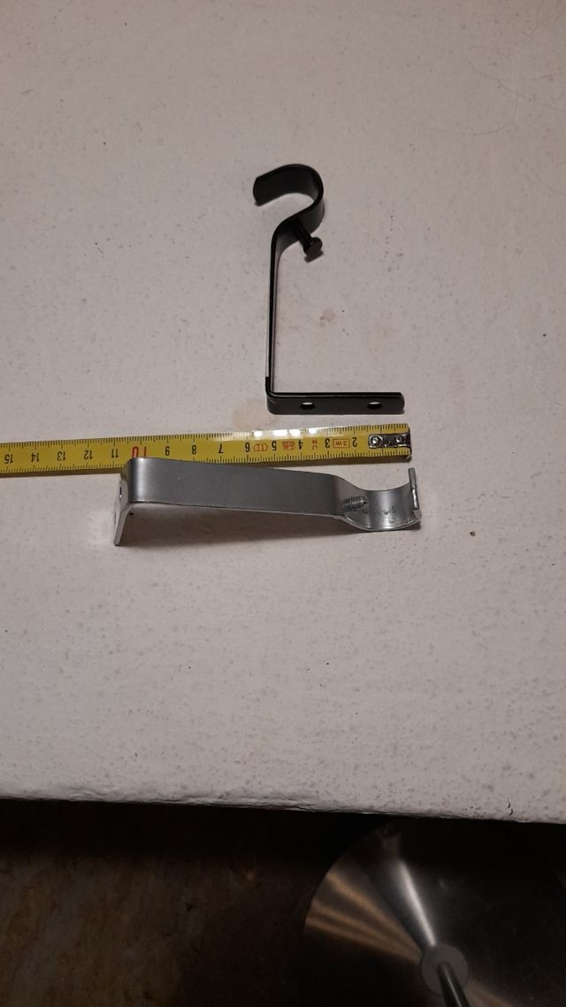 Staffe per appendere bastone per tende 20 mm