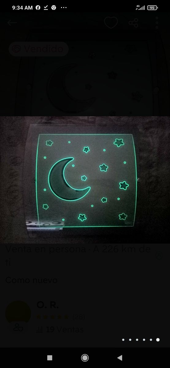 Lámpara plafón techo, cristal