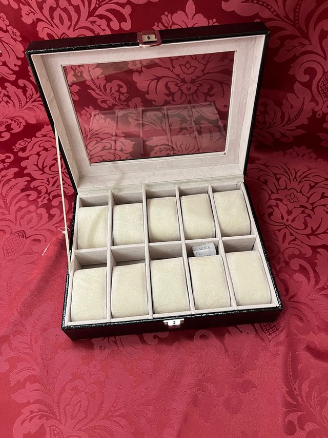 CAJA PARA 10 RELOJES NUEVA