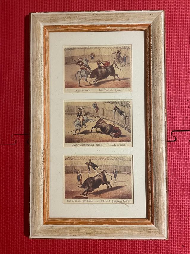 Cuadro corrida de toros, tauromaquia