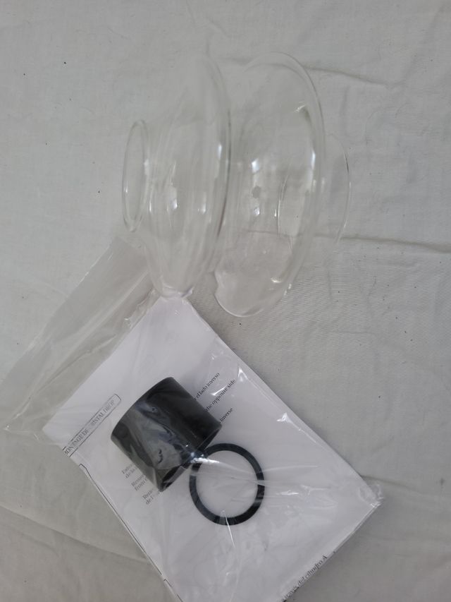 pantalla cristal transparente lámpara suspensión