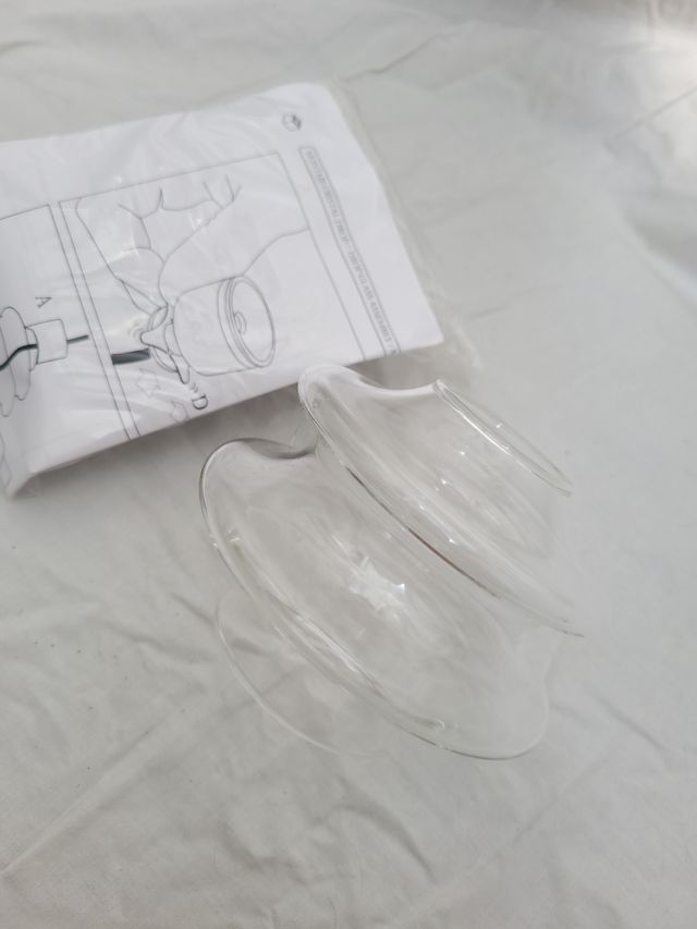 pantalla cristal transparente lámpara suspensión