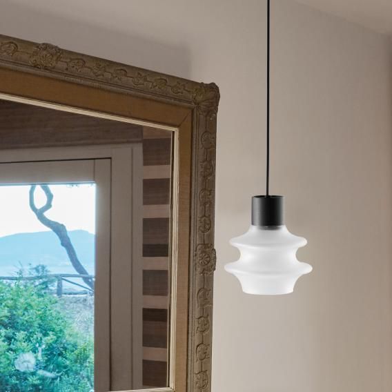 pantalla cristal transparente lámpara suspensión