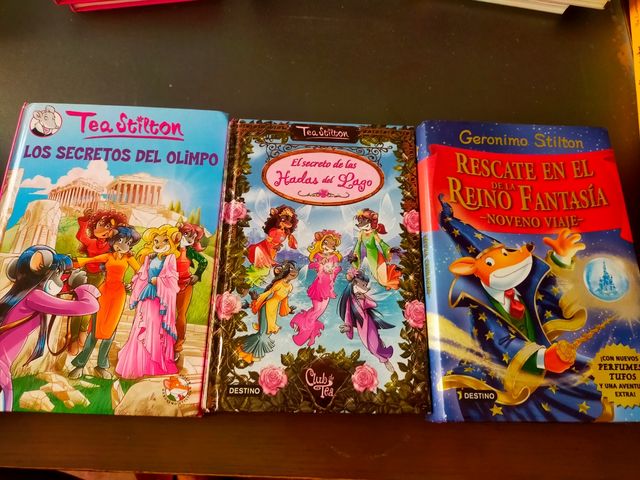 Libros Tea y Gerónimo Stilton
