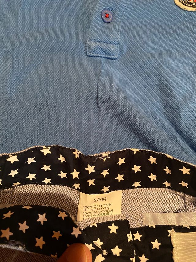 Completino pantaloni e maglietta taglia 6/9 mesi