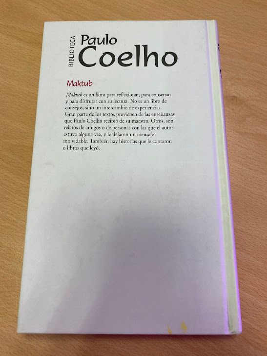 Maktub, Paulo Coelho