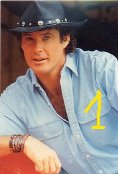 David Hasselhof foto cm 10x15 collezione vintage