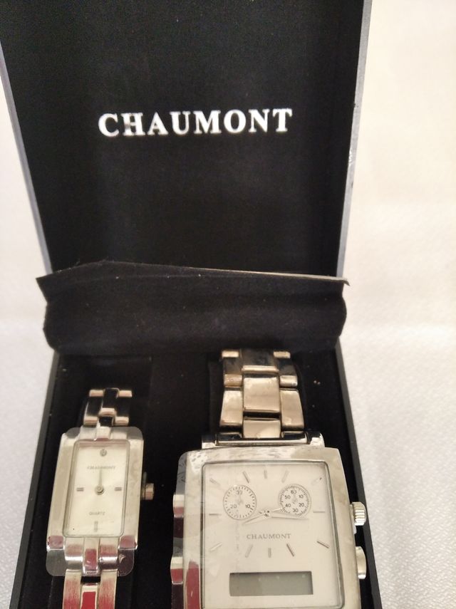 Juego Reloj Chaumont hombre & mujer