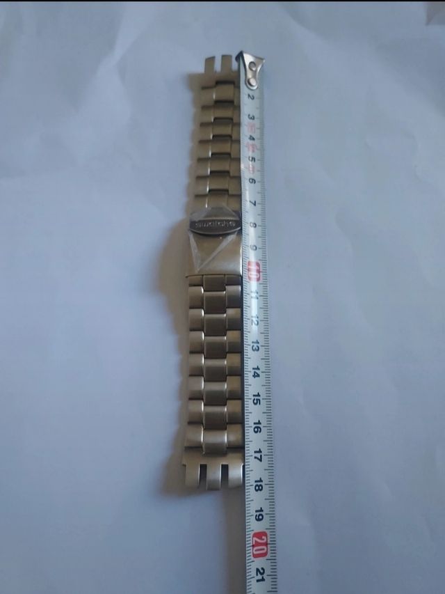 cadena para reloj swacth 19mm.