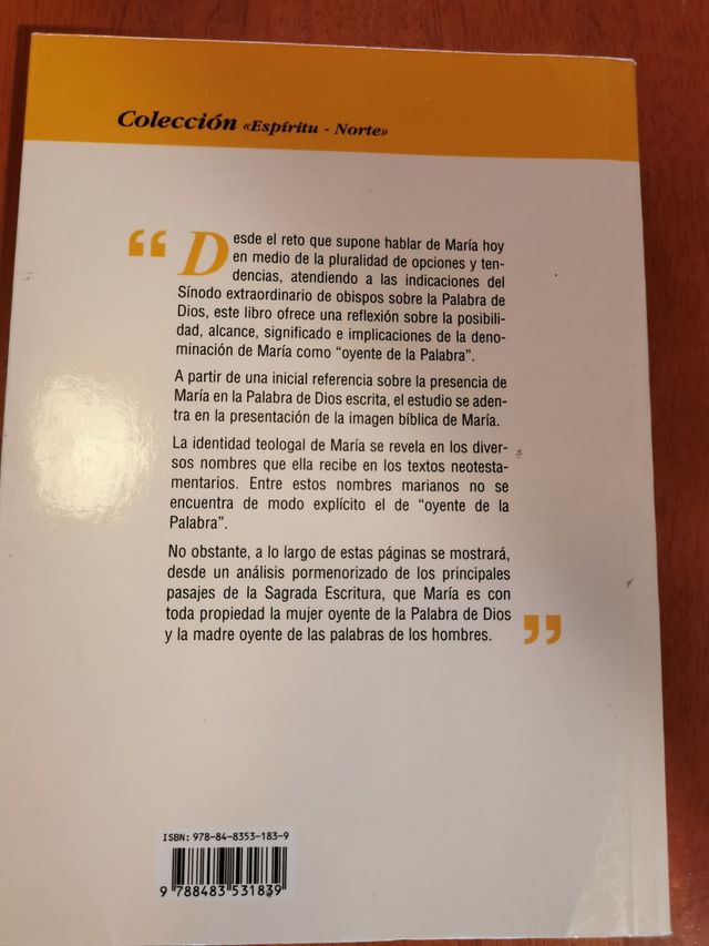 María Oyente de la Palabra, de José Luis Cabria