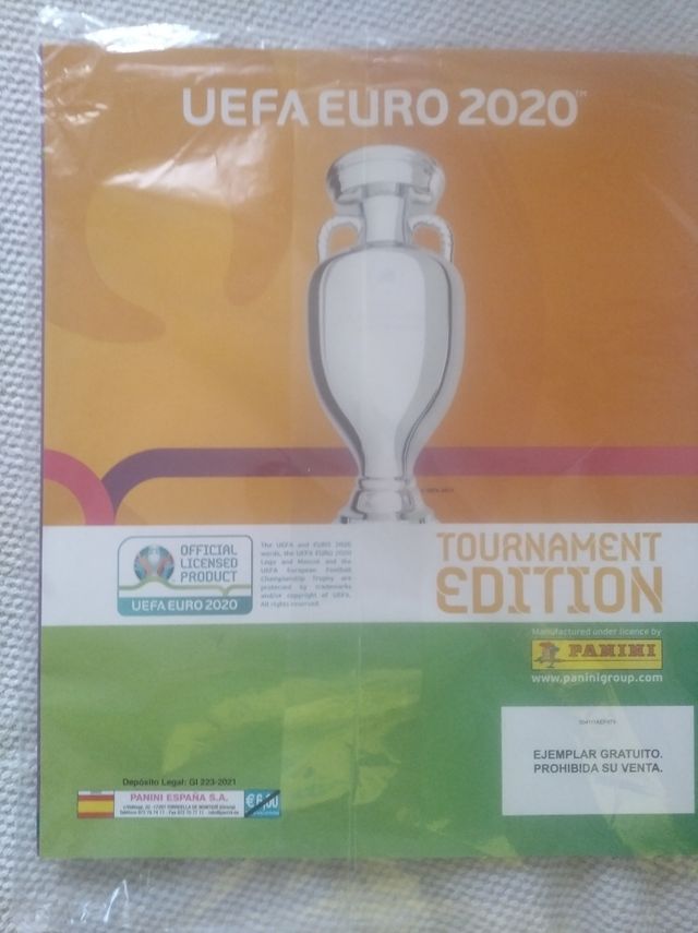 Álbum plancha Euro 2020