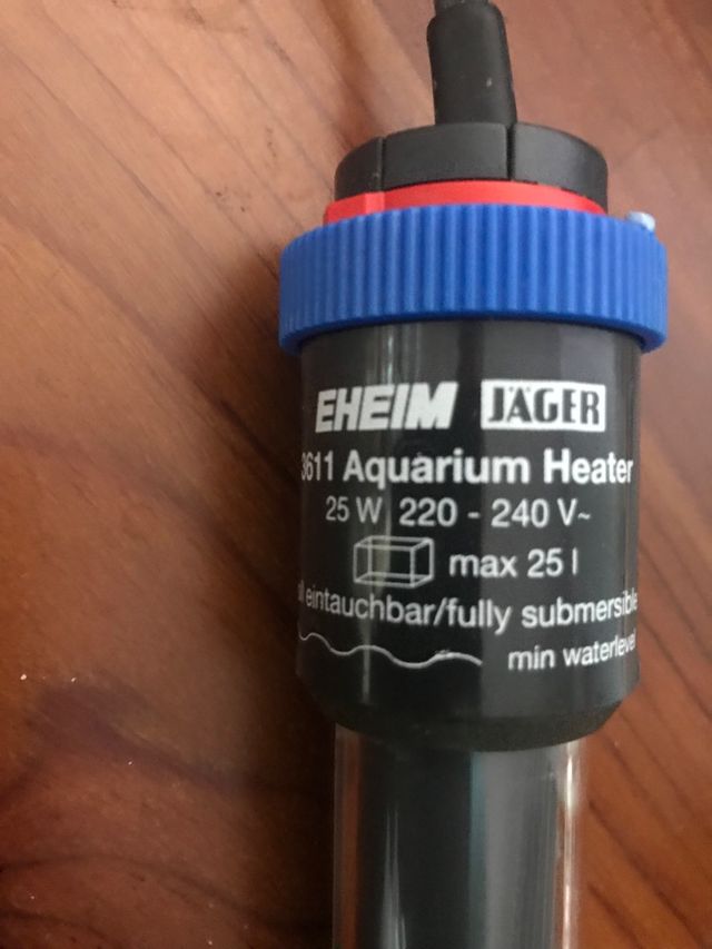 Termo calentador para acuario o tortuguero