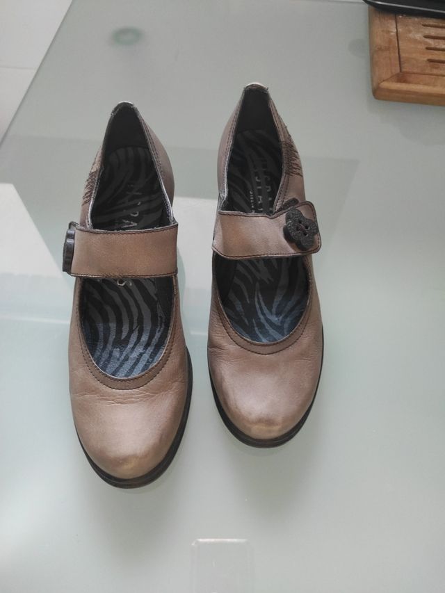 Zapato Hispanitas 40 visón merceditas.