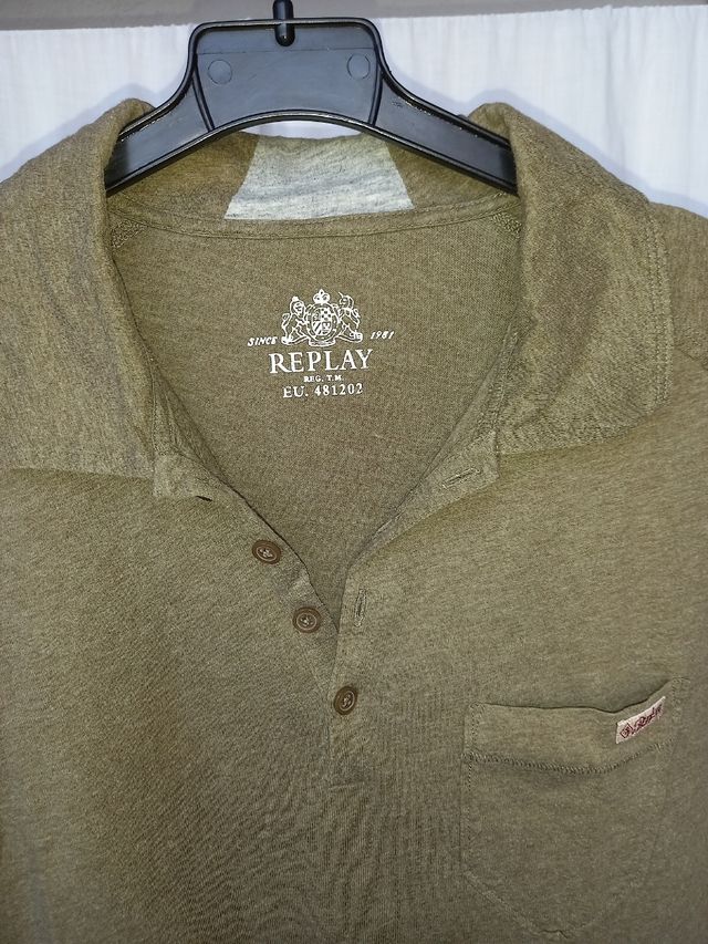 Polo hombre REPLAY manga larga