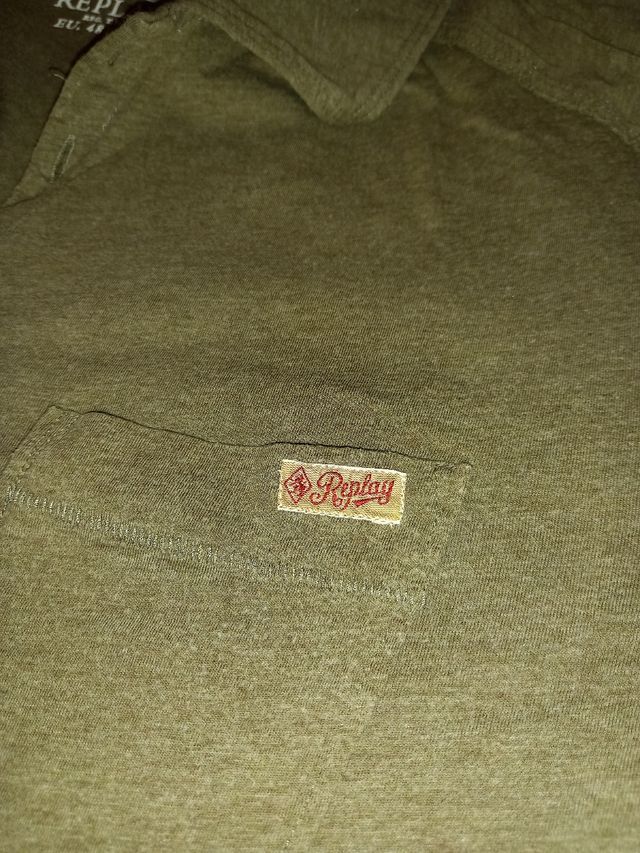 Polo hombre REPLAY manga larga