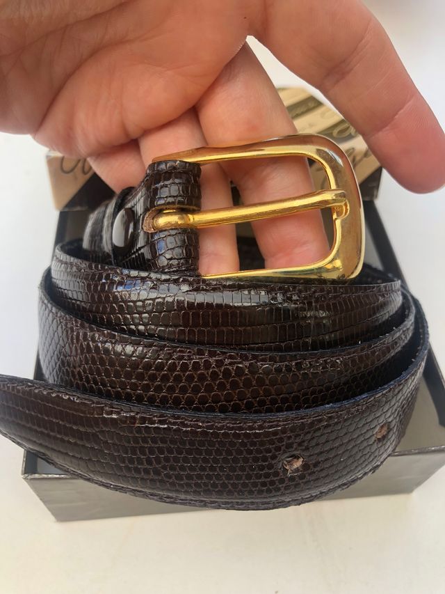 Cintura lucertola vintage new