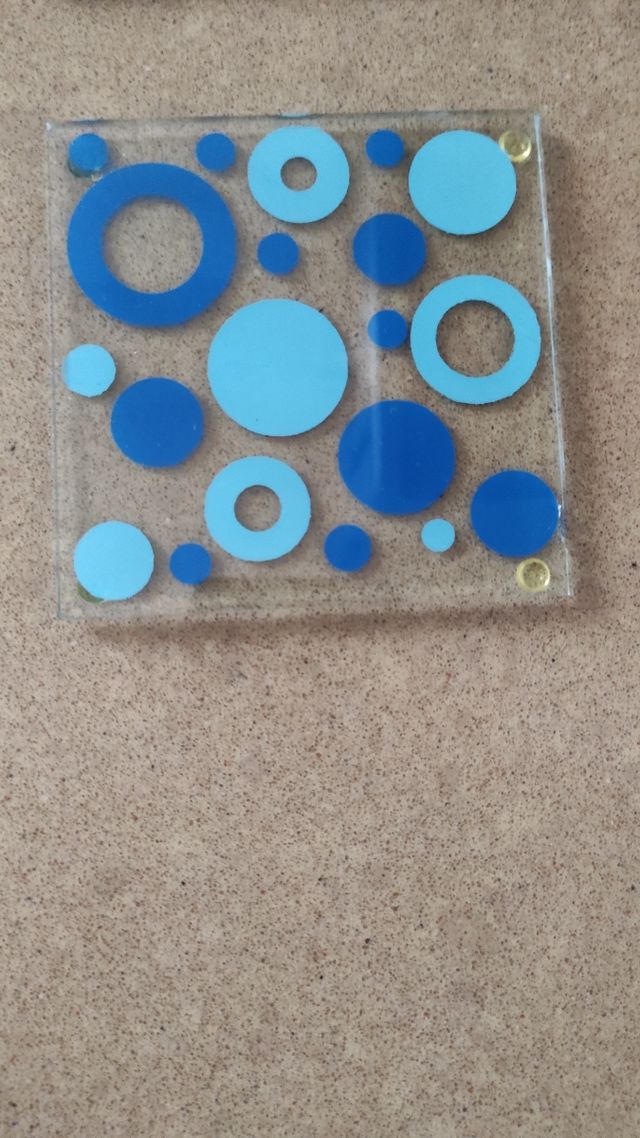 Posavasos de cristal