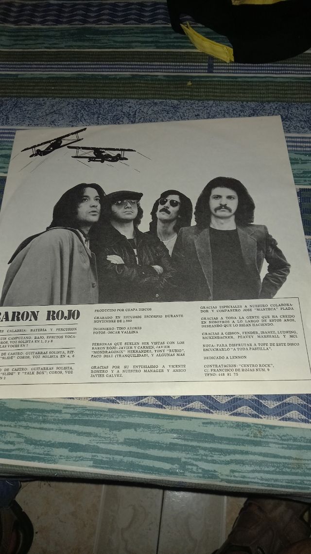 vinilo baron rojo