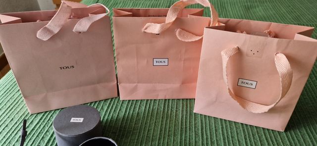 Cajas Tous y bolsas. Lote completo