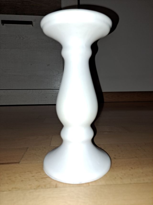 Candelabro portavela artesanal. Soporte para velas