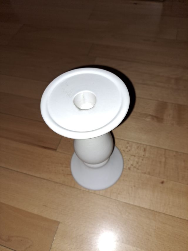 Candelabro portavela artesanal. Soporte para velas