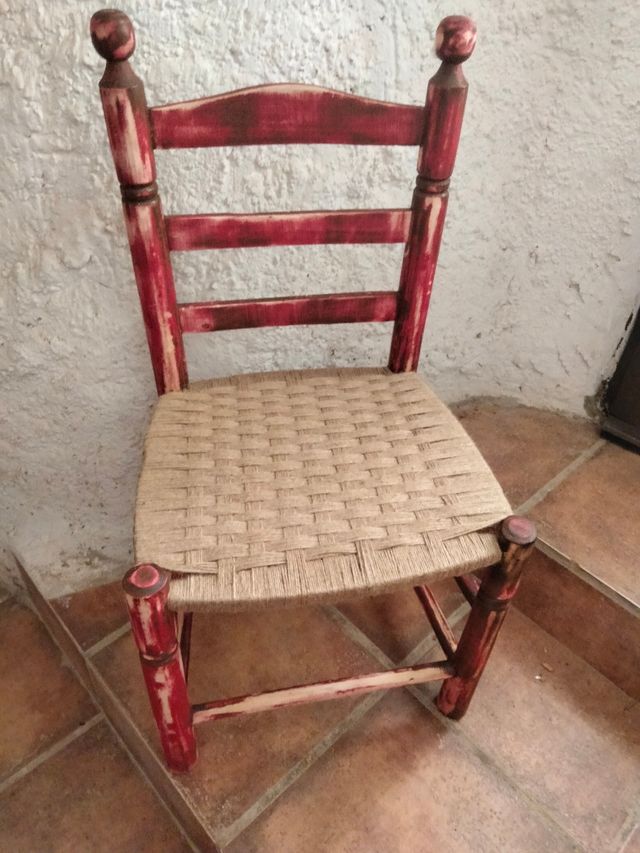 silla recién restaurada