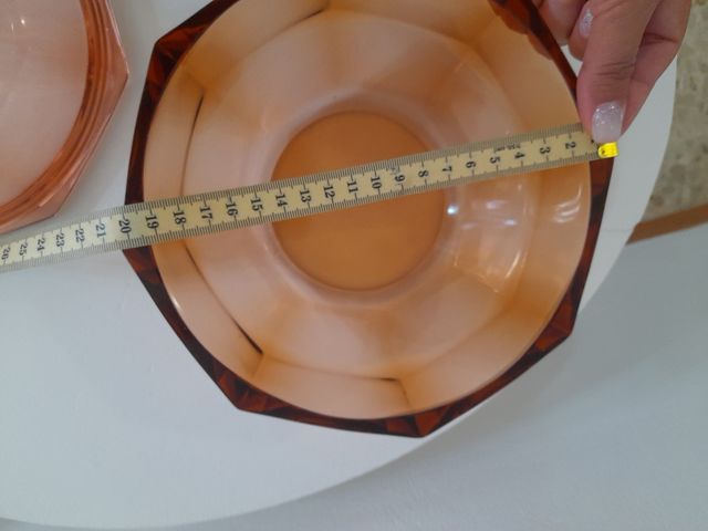 Vetro Art Glass Contenitore Ciotola Con Coperchio