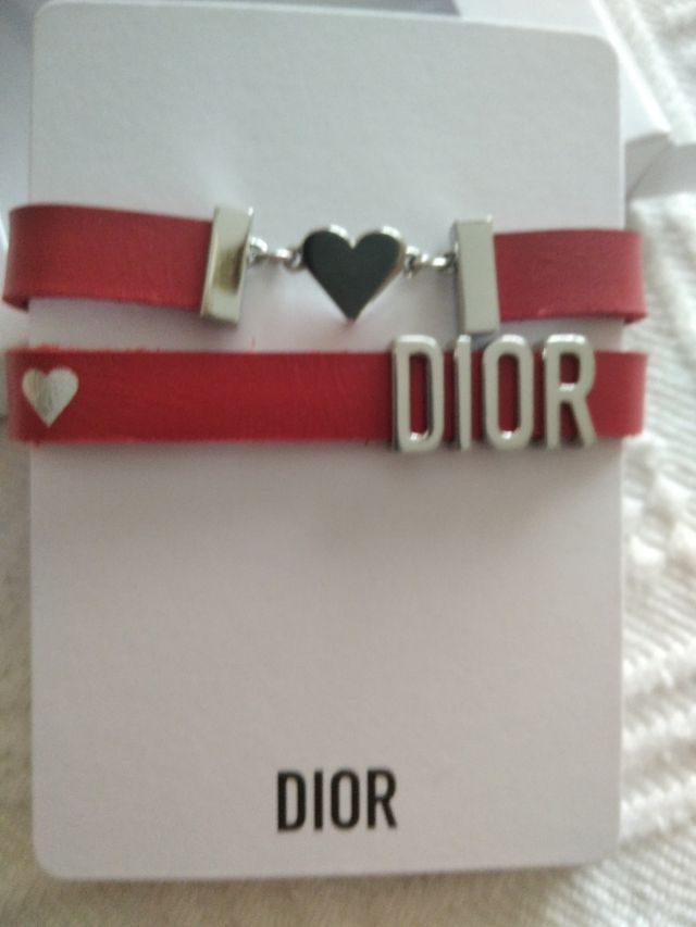 pulsera cuero Dior