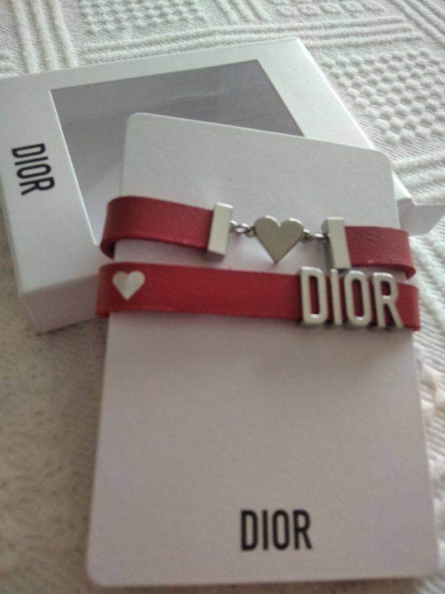 pulsera cuero Dior