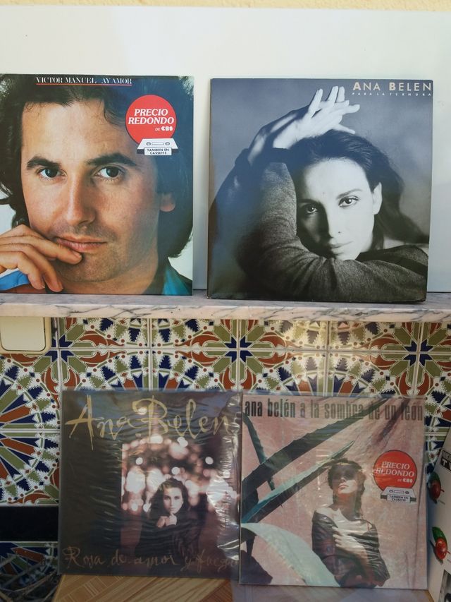 Discos LP. vinilo. Víctor Manuel y Ana Belén