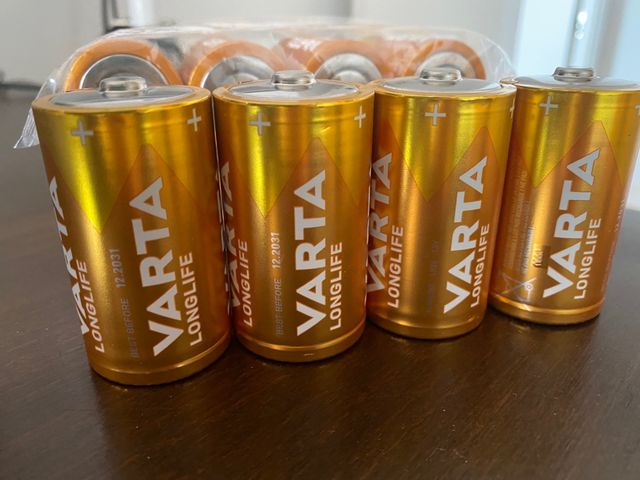 Pilas VARTA longlife D mono lr20, 12und