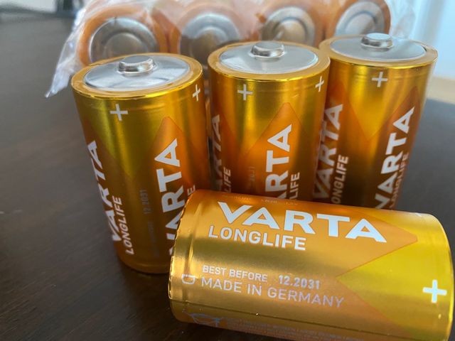 Pilas VARTA longlife D mono lr20, 12und