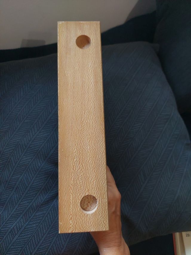 Percha dos colgadores