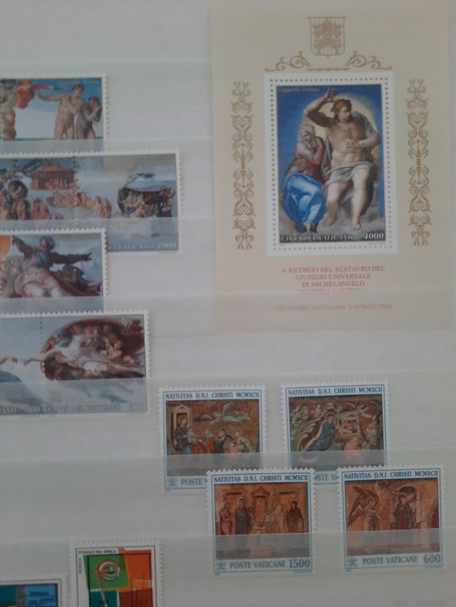 Vaticano francobolli nuovi 1994