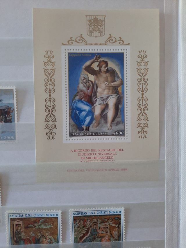 Vaticano francobolli nuovi 1994