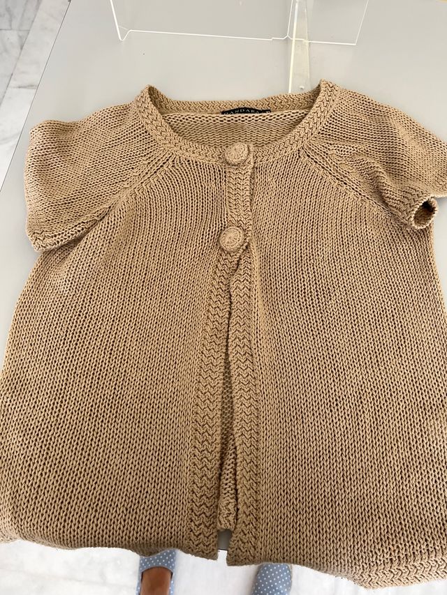 Chaquetilla de punto con botones XL