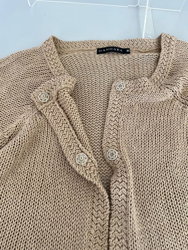 Chaquetilla de punto con botones XL