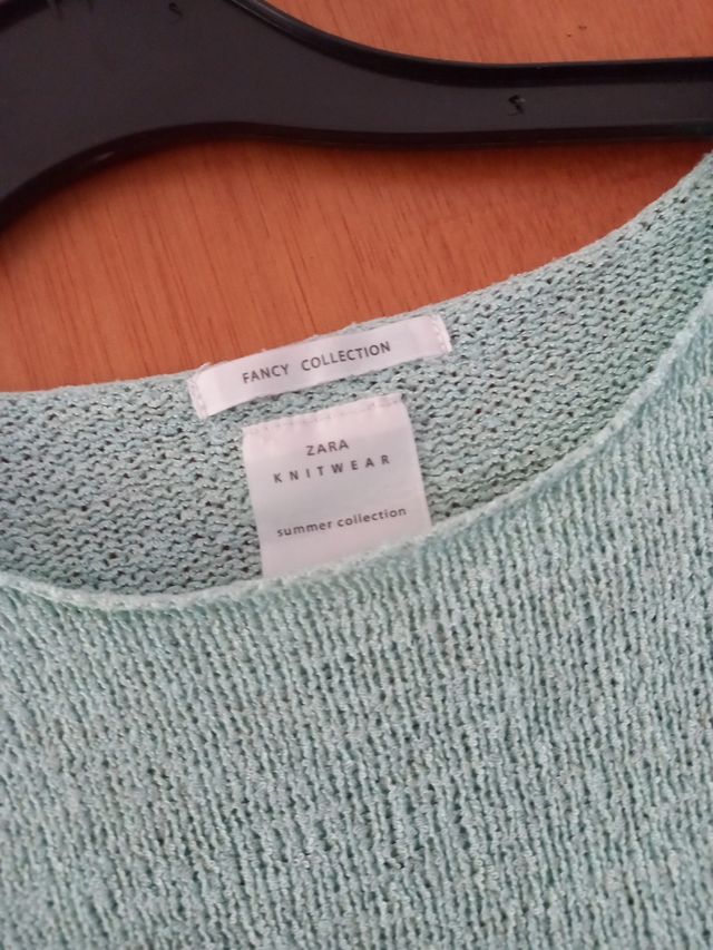 Jersey Zara wn verde clarito