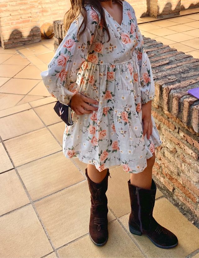 Vestido Zara talla 8, 128 cm