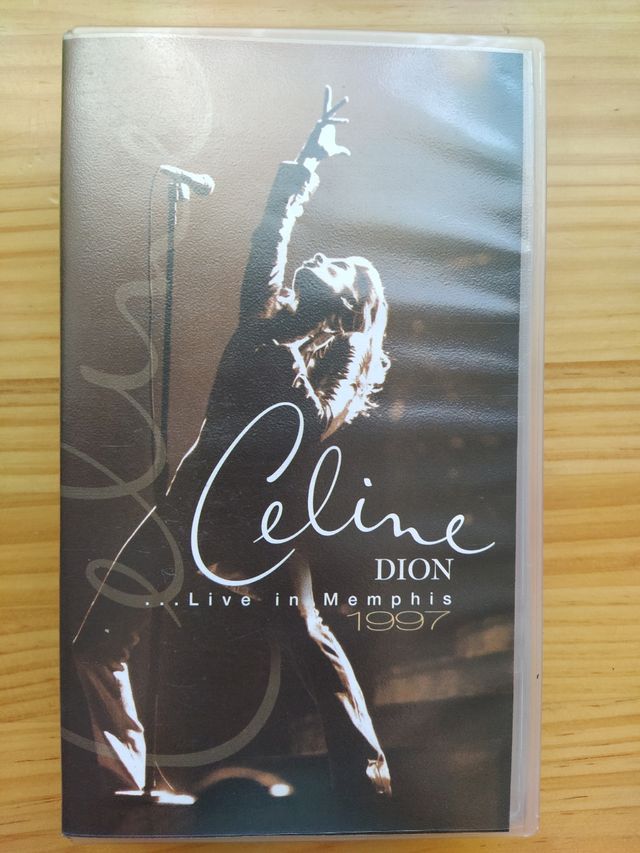 Video VHS Celine Dion Live in Menphis 1997.