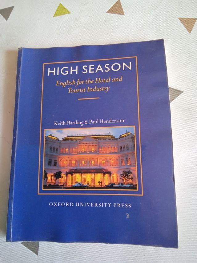 2 LIBROS de inglés HIGH SEASON y workbook