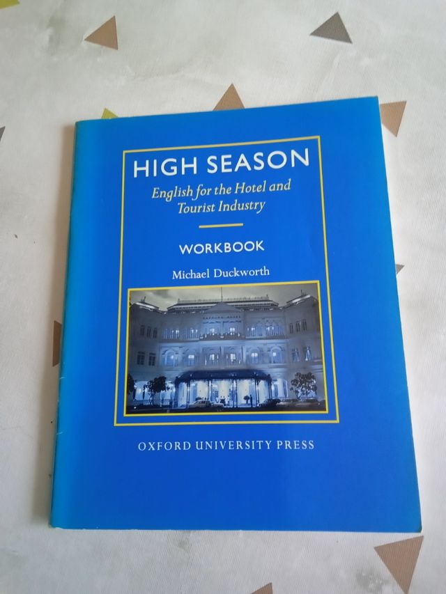 2 LIBROS de inglés HIGH SEASON y workbook