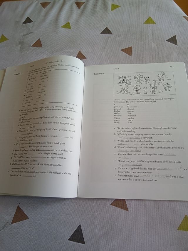 2 LIBROS de inglés HIGH SEASON y workbook