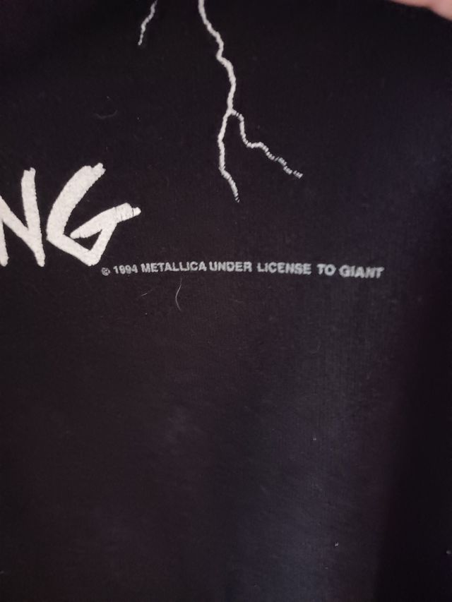 Sudadera vintage Metallica original Solid Rock